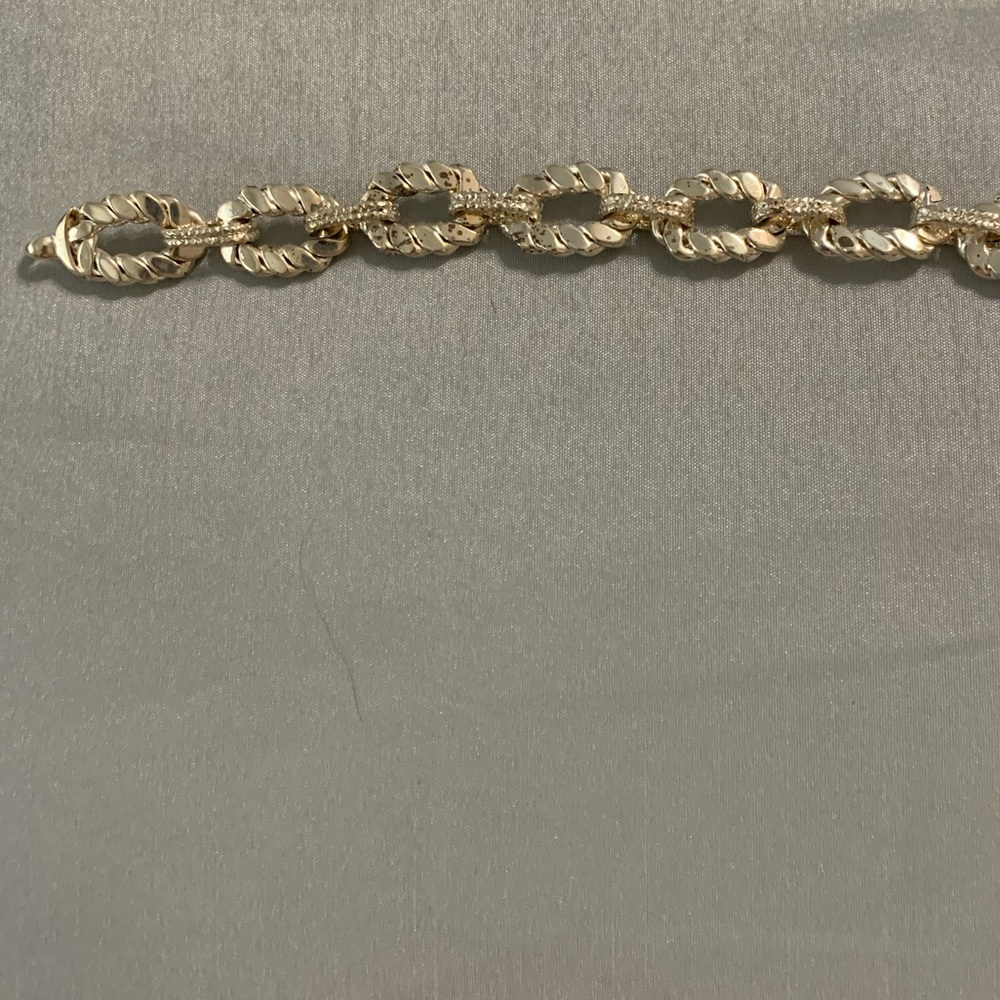 Beautiful Stamped Sterling Silver Bracelet